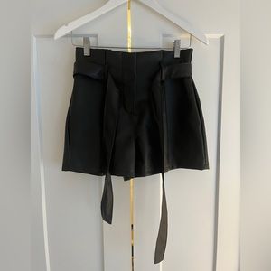 Faux leather shorts, size 6, never worn/ perfect condition
